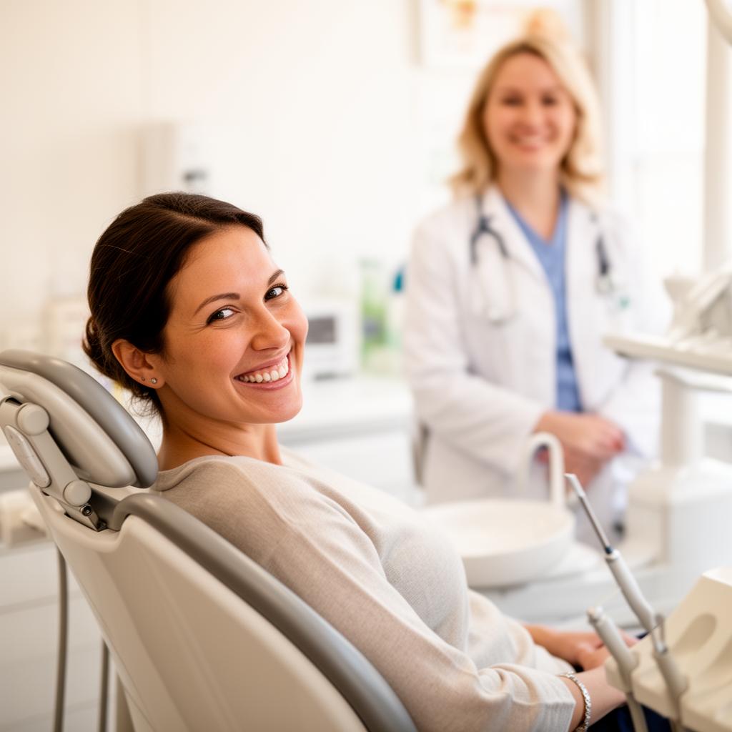 Dental patient in a Louisville practice — dental practice marketing services