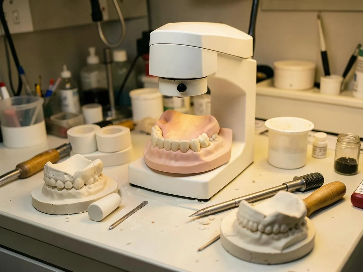 Implant dentist reviewing a full-arch treatment plan