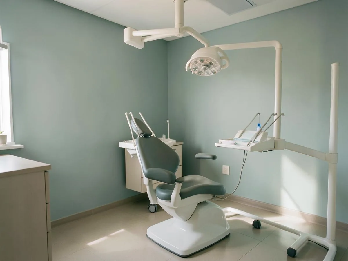 Dental implant practice treatment room