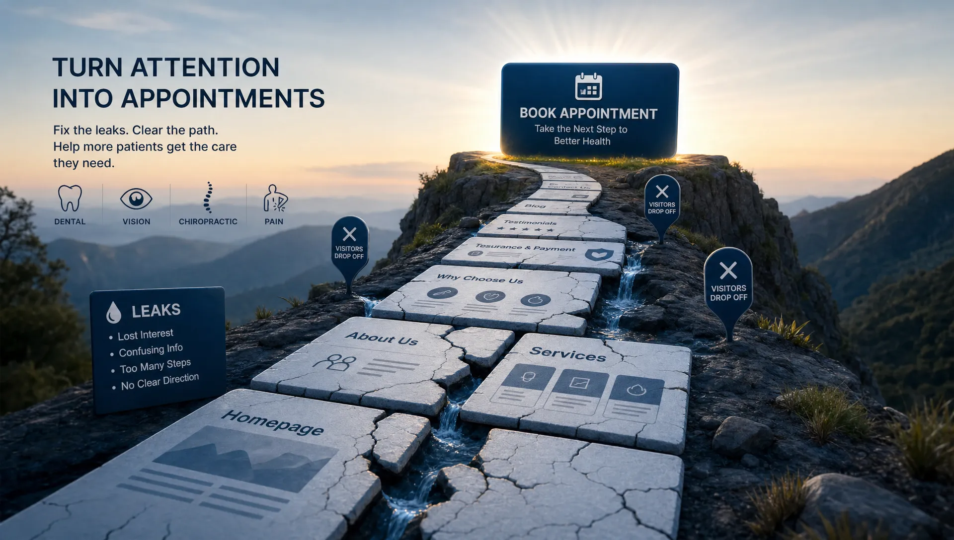 Website Design for Conversion: Fix the Leaks First