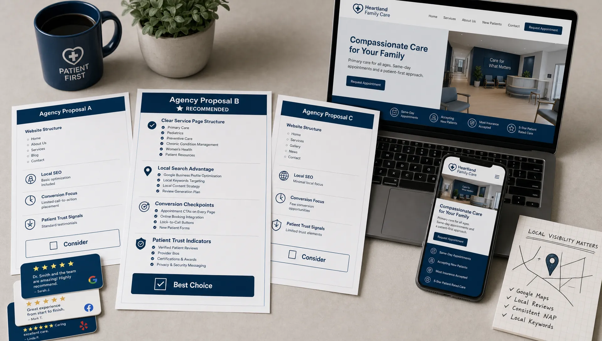 How to Compare Website Design Agencies in Your Area